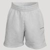 Hot * Balenciaga Kids Cotton Jogger Shorts Pale Heather