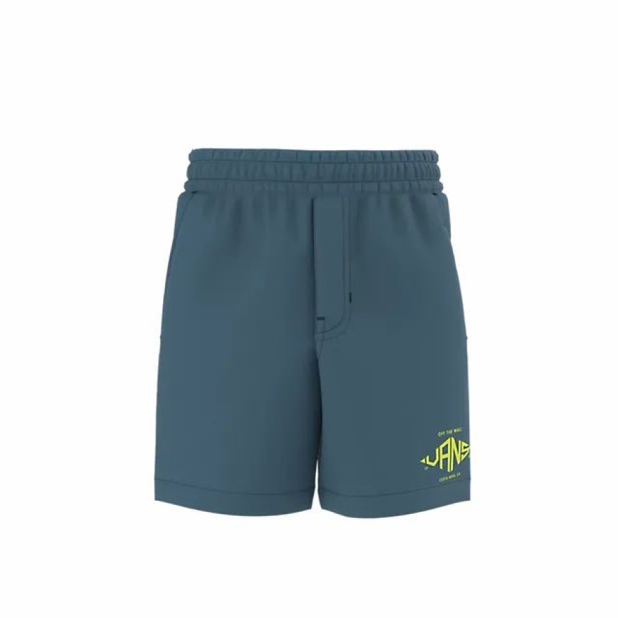 New * Vans Little Kids Range Diamond V Sport Shorts Vans Teal