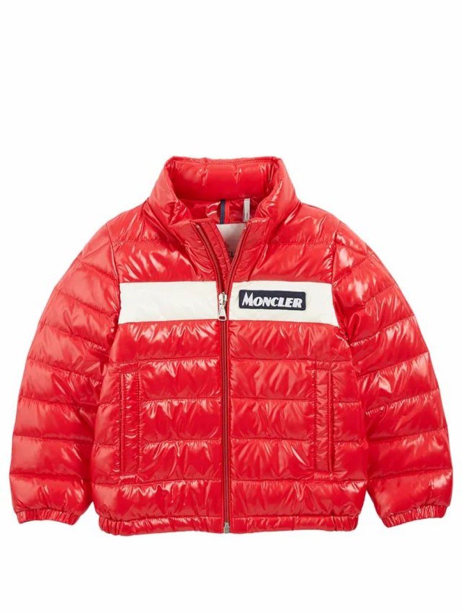 Online * Moncler Enfant Kid'S Petichet Bomber Jacket Red