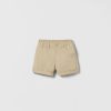 Best * Zara Twill Chino Shorts Light Sand