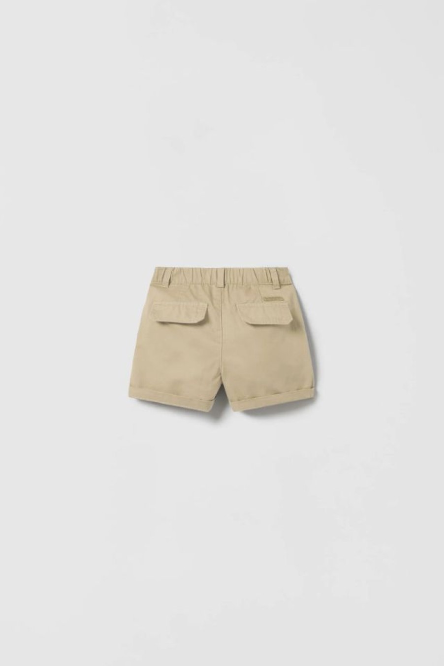 Best * Zara Twill Chino Shorts Light Sand