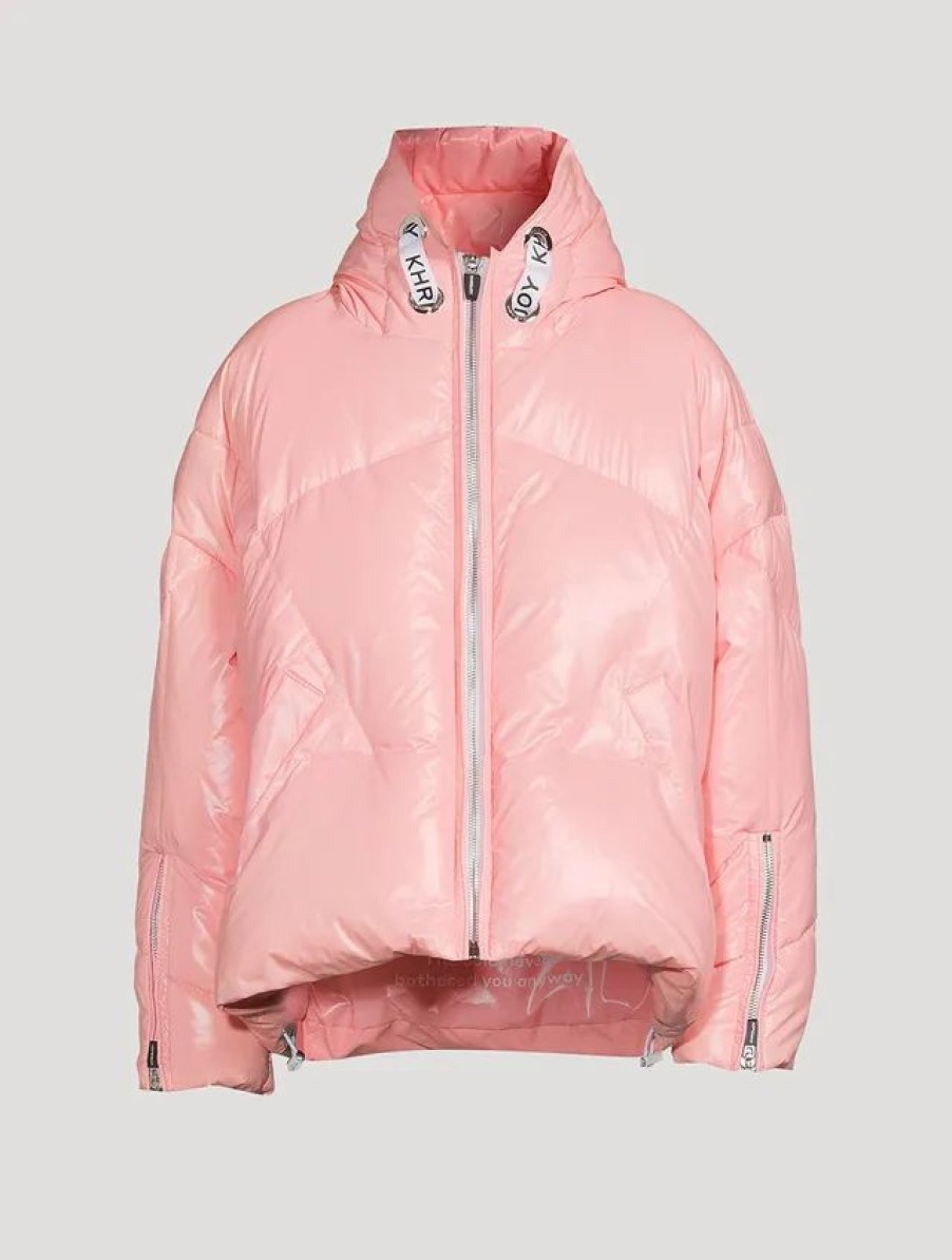 Online * Khrisjoy Youth Down Puffer Jacket Bubblegum