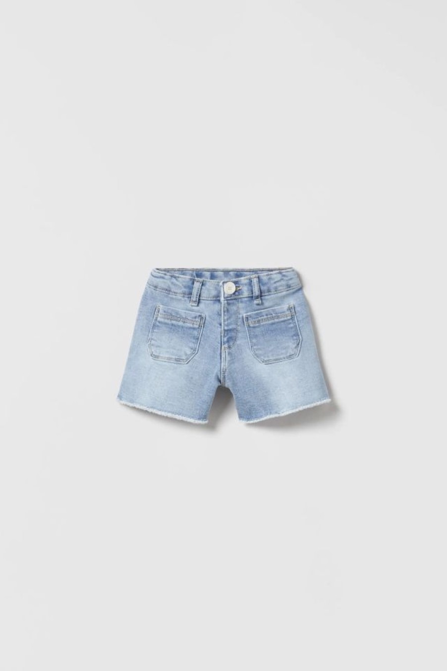 Wholesale * Zara Denim Sailor Shorts Blue