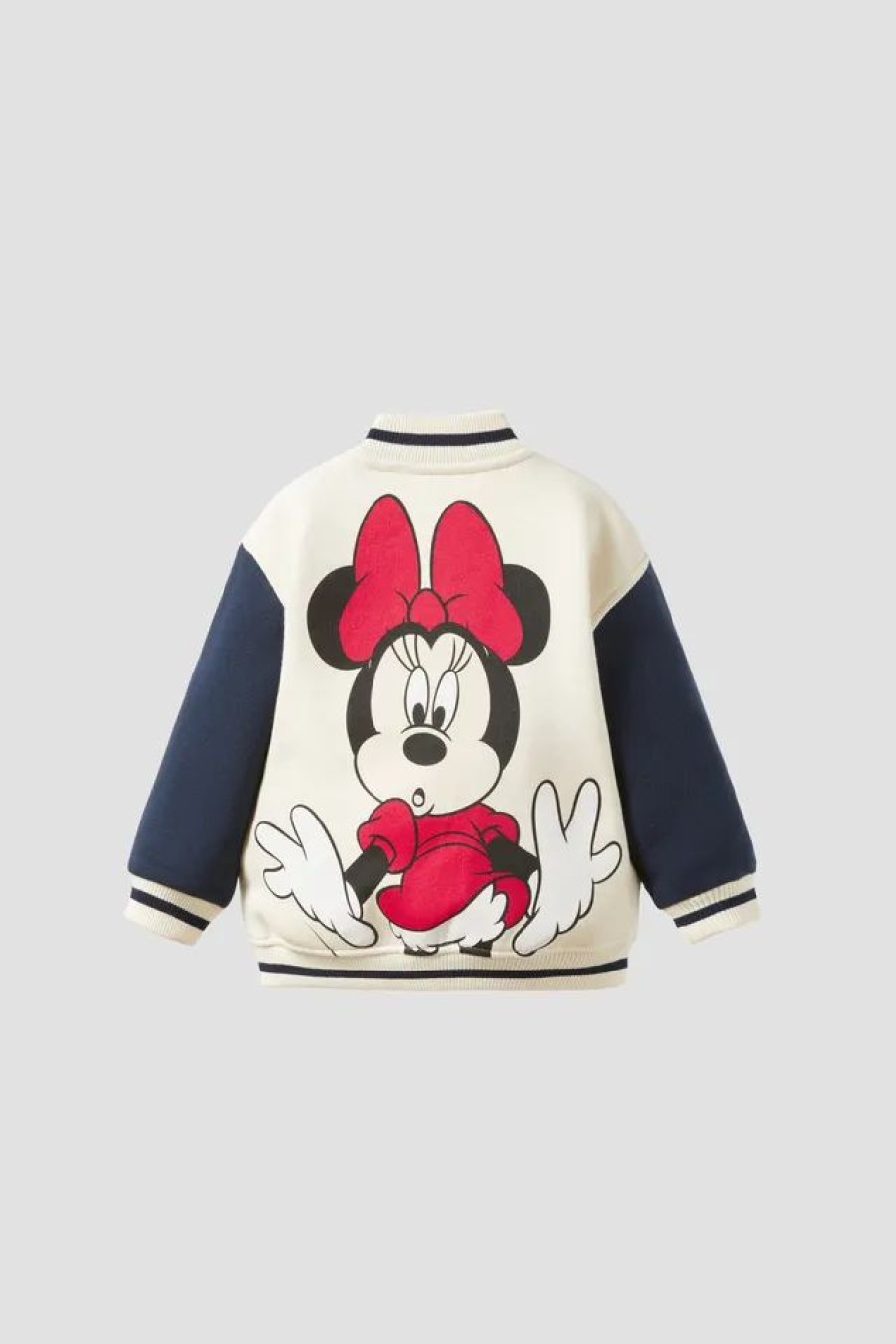 Clearance * Zara Minnie Mouse Disney Bomber Jacket Blue