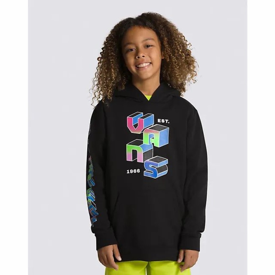 Online * Vans Kids Digital Flash Pullover Hoodie Black