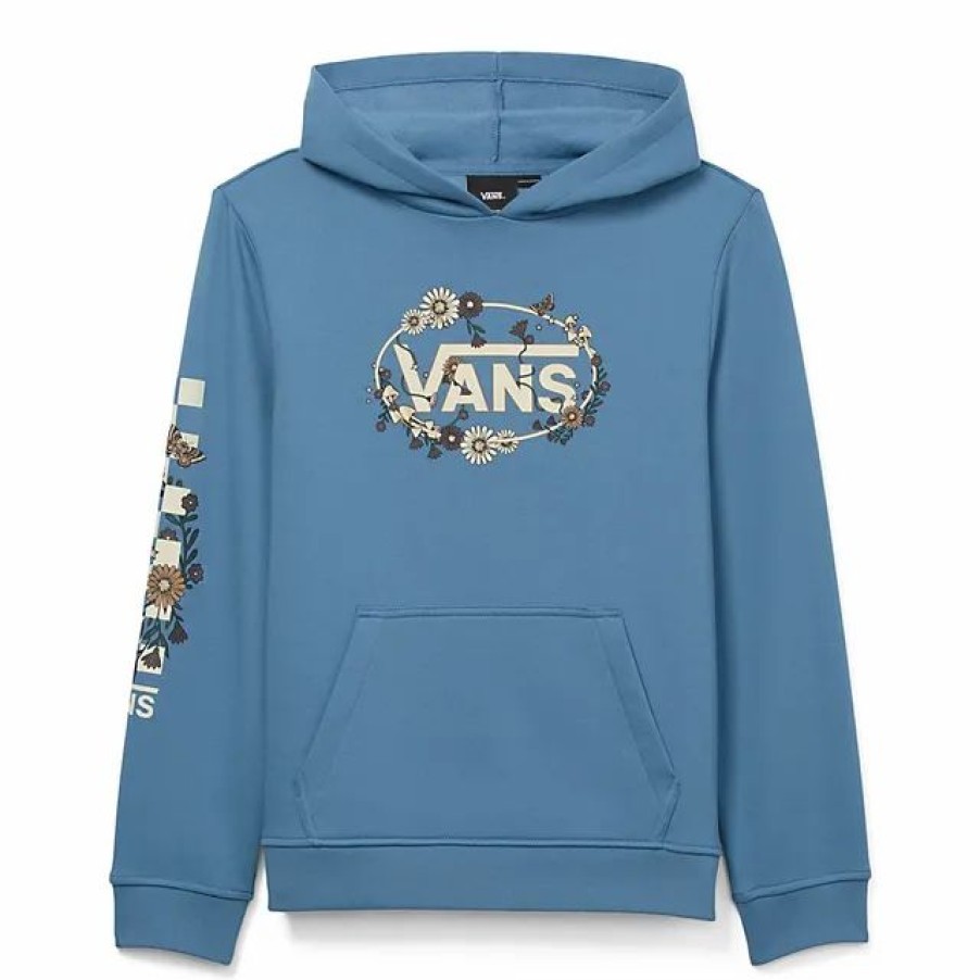 Hot * Vans Kids A Daze Hoodie Copen Blue