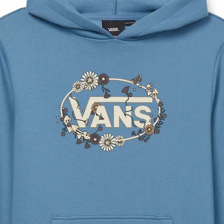 Hot * Vans Kids A Daze Hoodie Copen Blue