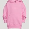 Clearance * Balenciaga Kids Cotton Hoodie With Bb Paris Icon Logo Pink