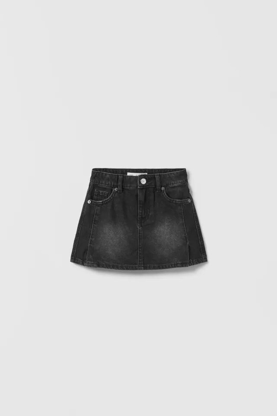 Best * Zara Denim Skirt With Piping