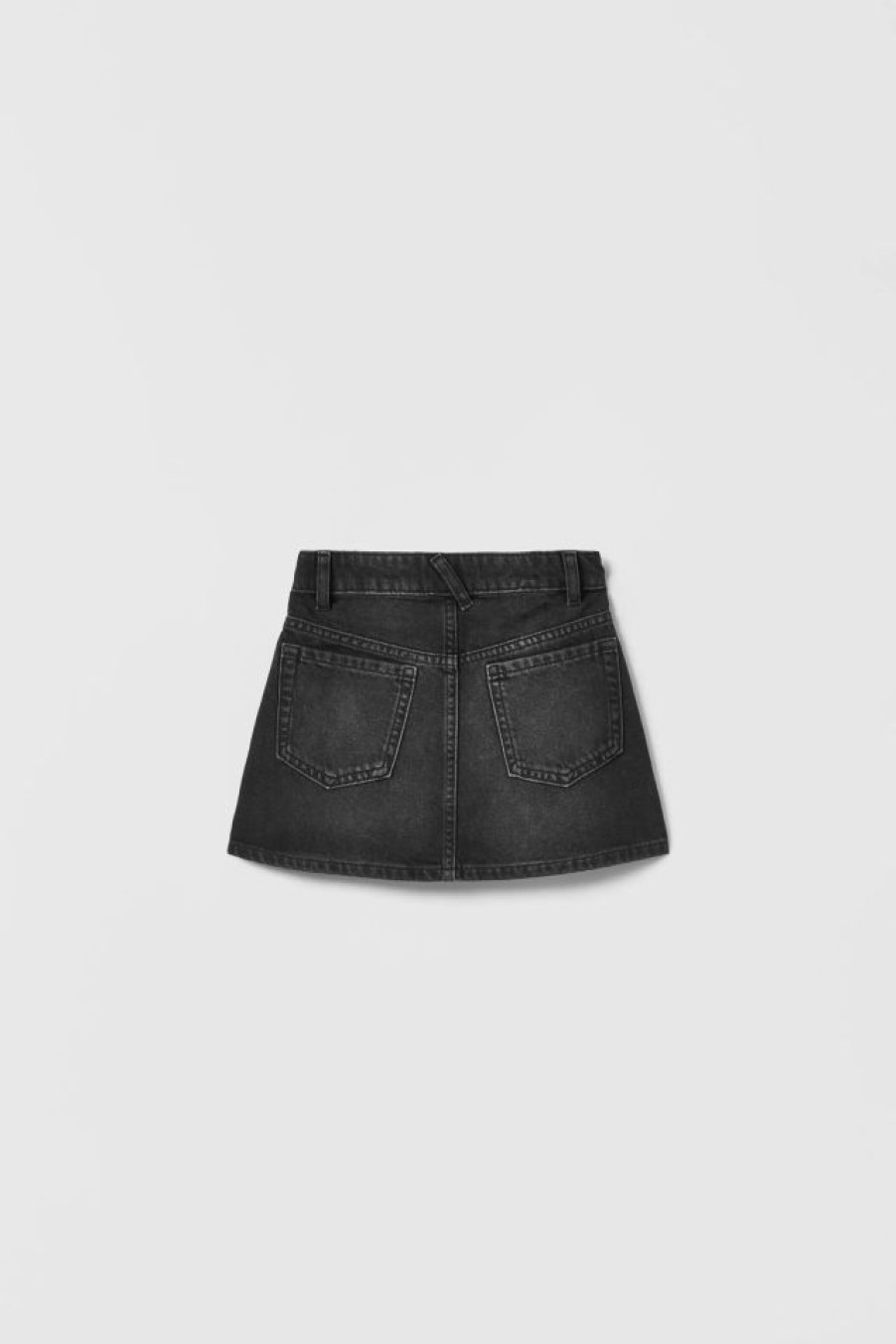 Best * Zara Denim Skirt With Piping