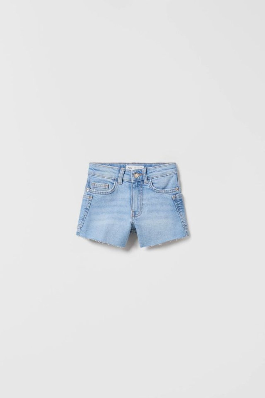 Online * Zara Stretch Denim Shorts