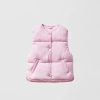 Hot * Zara Puffer Vest Pink