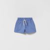 Online * Zara Plush Washed Shorts