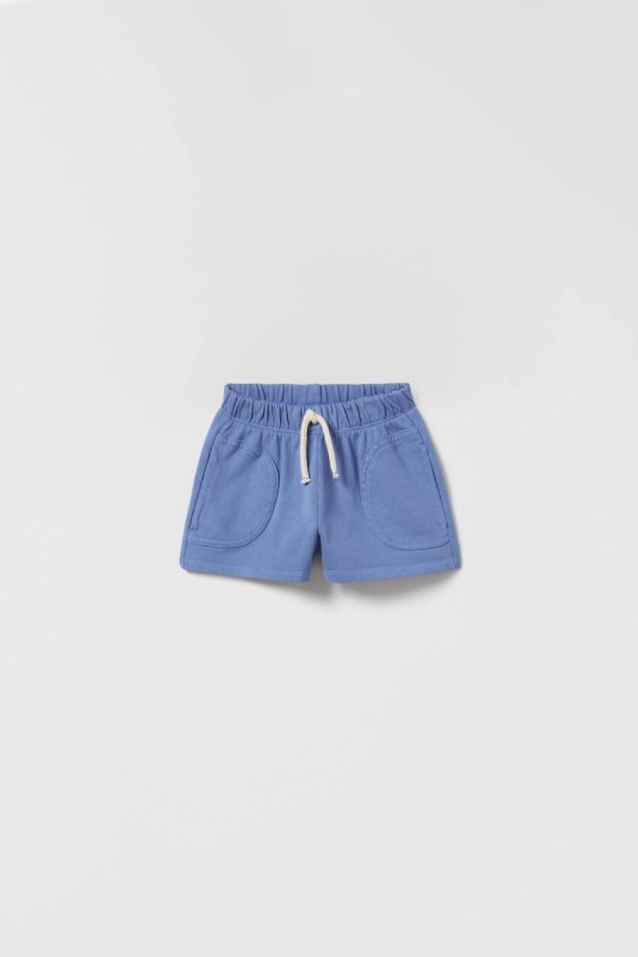 Online * Zara Plush Washed Shorts