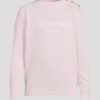 Hot * Balmain Kids Wool-Blend Logo Sweater Pink