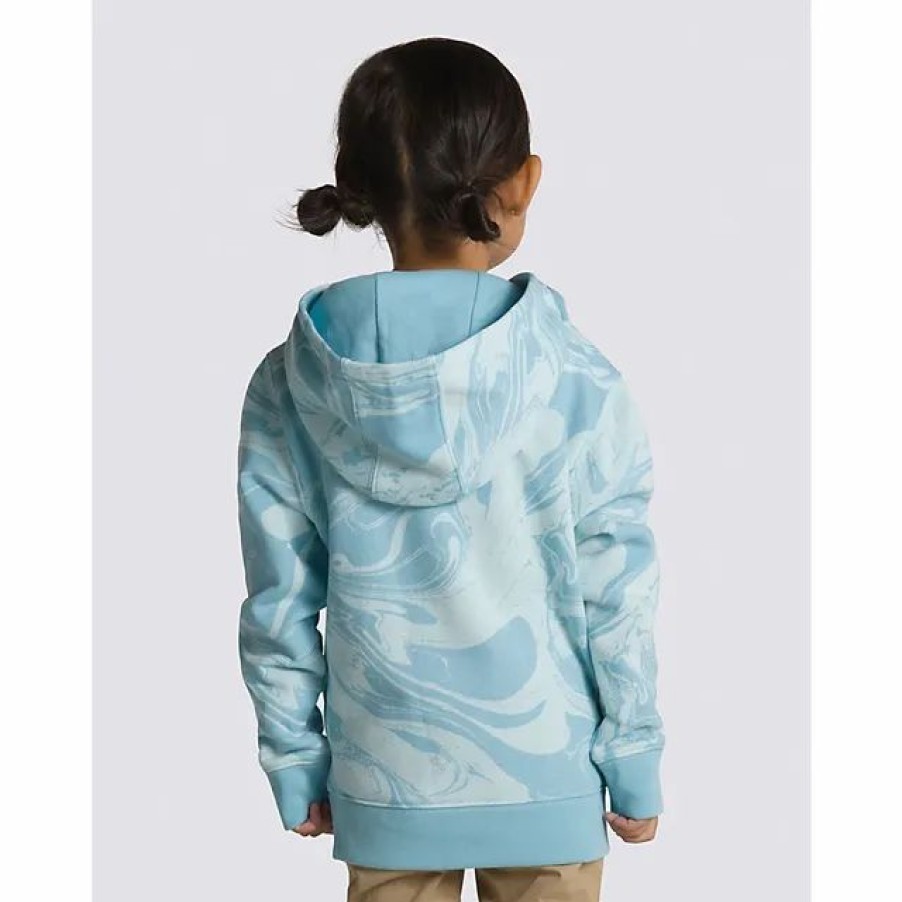 Wholesale * Vans Little Kids Marble Pullover Hoodie Blue Glow