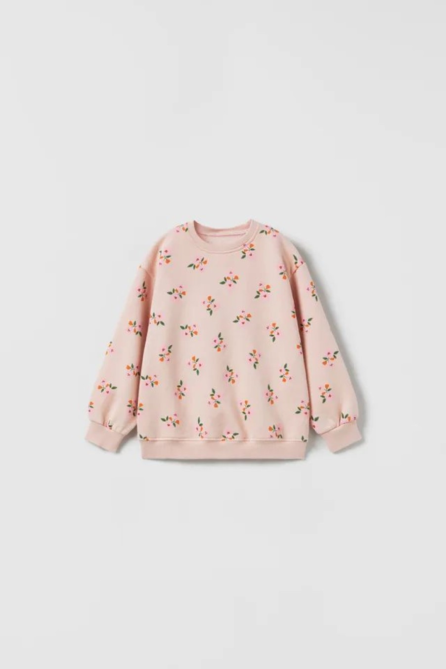 Wholesale * Zara Floral Sweatshirt Pink