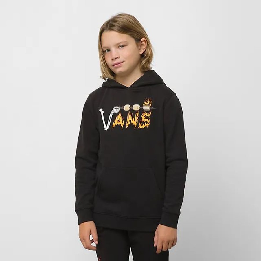 Best * Vans Kids Roasted Pullover Hoodie Black