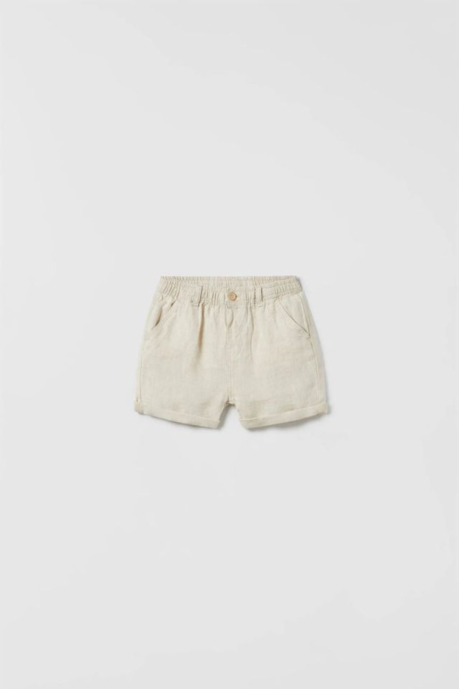 Online * Zara Linen Shorts