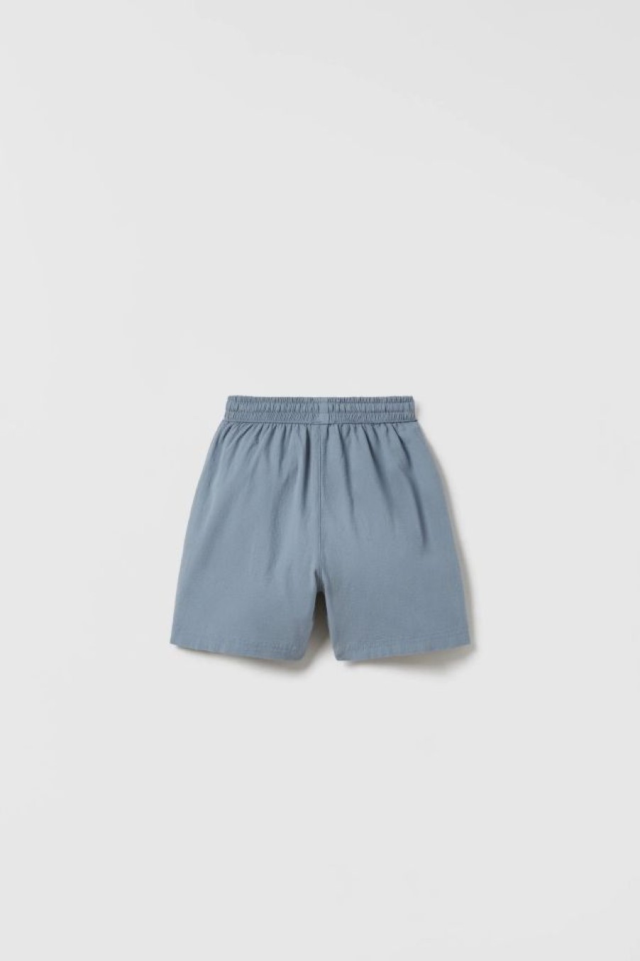 Clearance * Zara Structured Flowy Shorts Blue / Gray