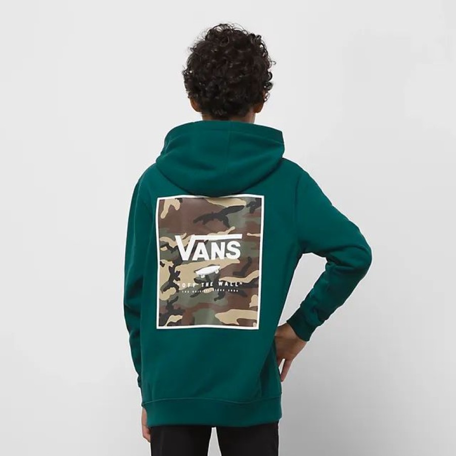 Best * Vans Kids Print Box Back Hoodie Botanical Garden/Camo