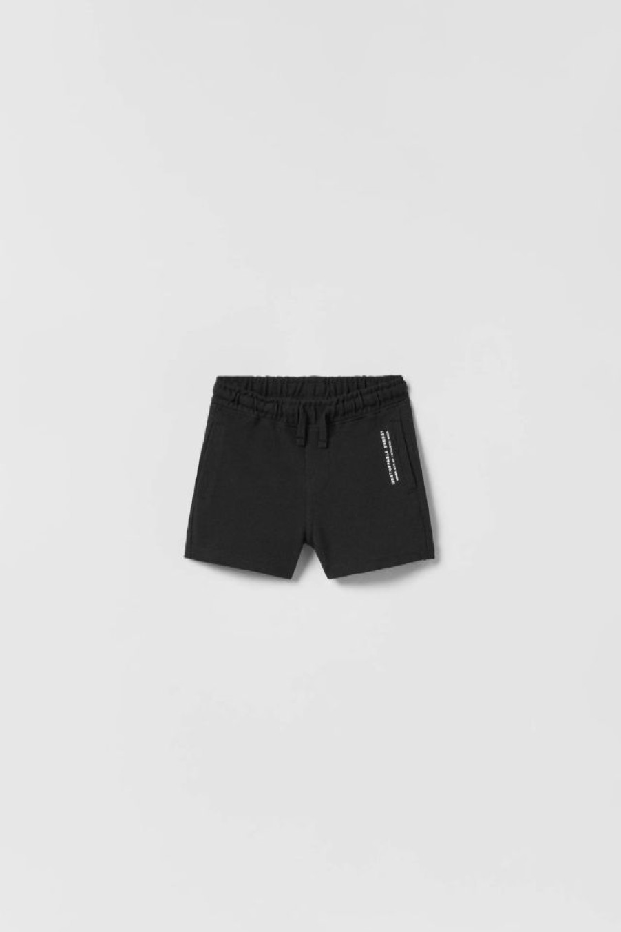 Online * Zara Text Pique Shorts