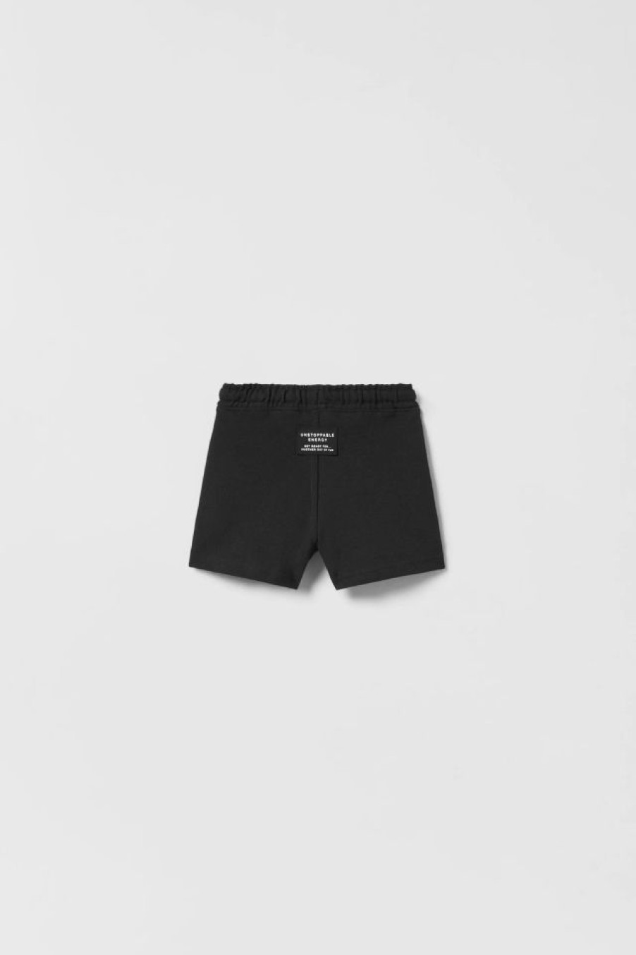 Online * Zara Text Pique Shorts