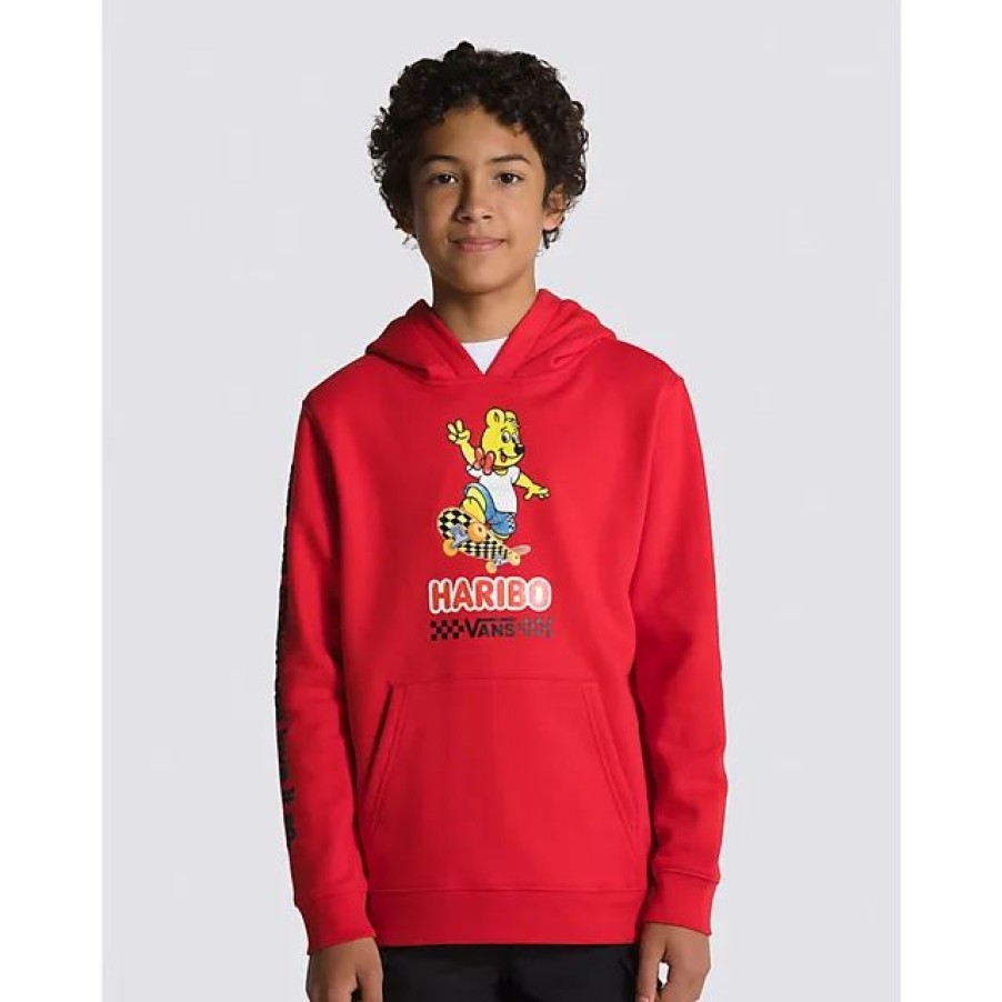 Best * Vans X Haribo Kids Pullover Hoodie True Red