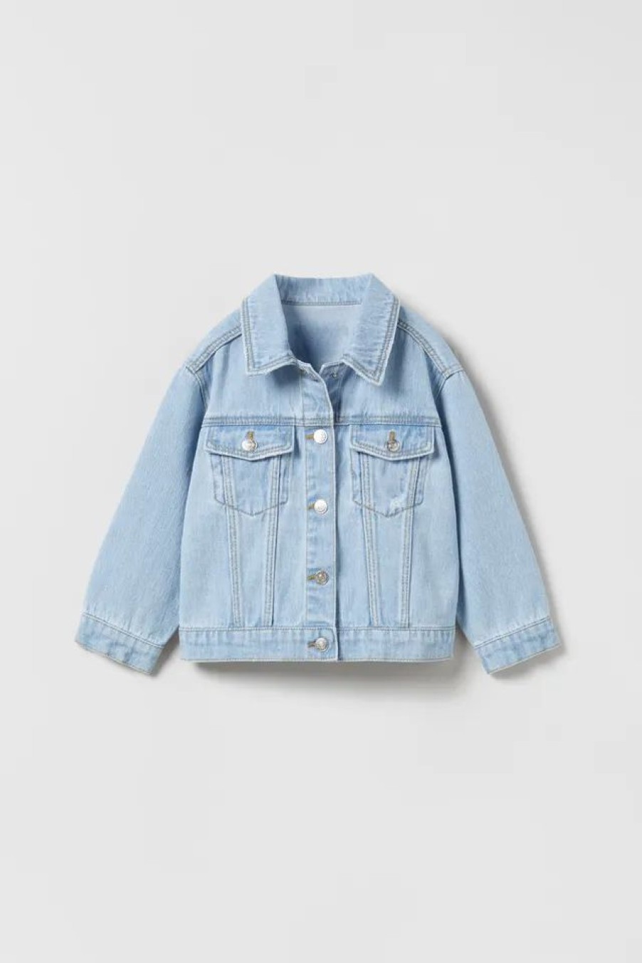 Online * Zara Minnie Mouse Disney Denim Jacket Blue