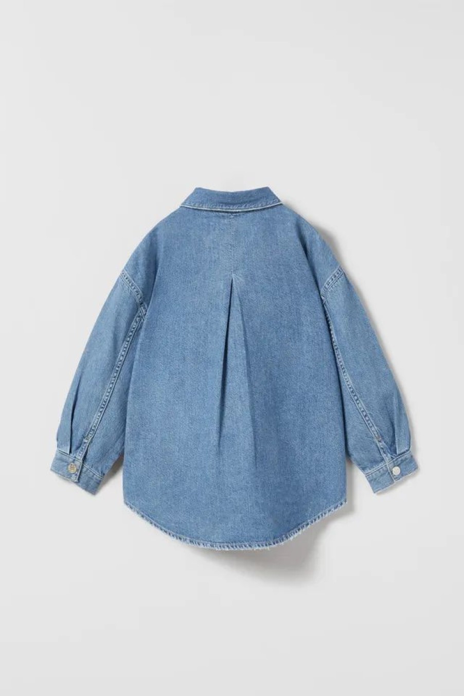 New * Zara Denim Overshirt Blue