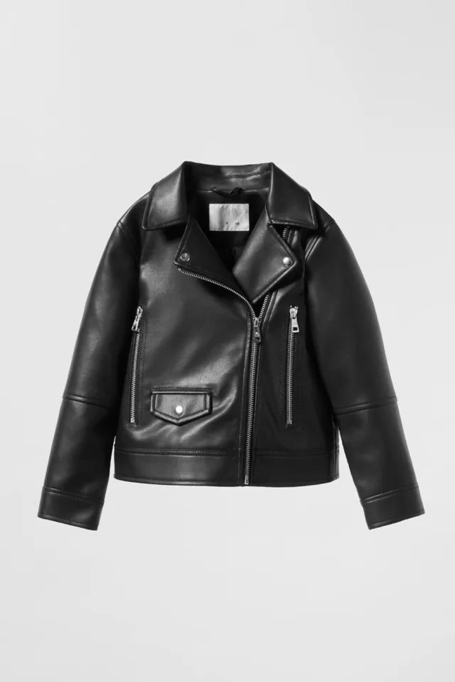 Wholesale * Zara Faux Leather Biker Jacket Black