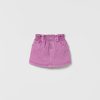 New * Zara Stretchy Denim Skirt Mauve