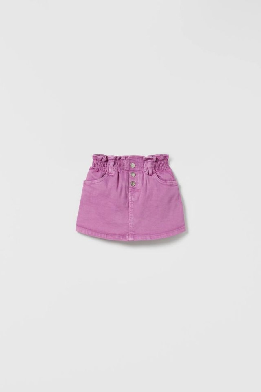 New * Zara Stretchy Denim Skirt Mauve