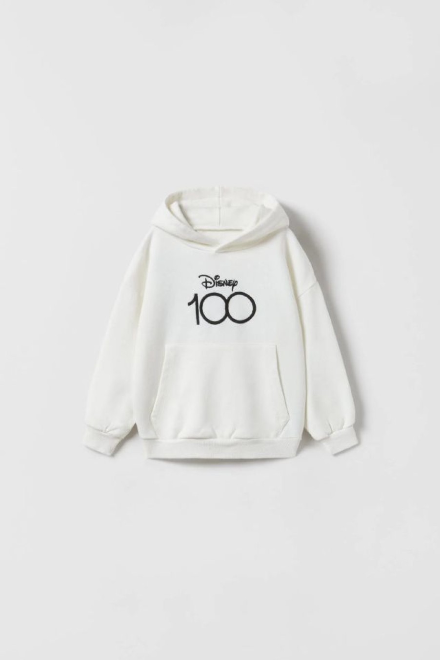 Clearance * Zara Mickey Mouse And Friends Disney Sweatshirt Oyster White