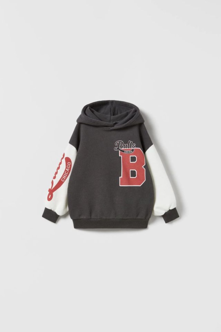 Best * Zara Chicago Bulls Nba Sweatshirt Anthracite Grey