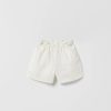 New * Zara Toggle Poplin Shorts