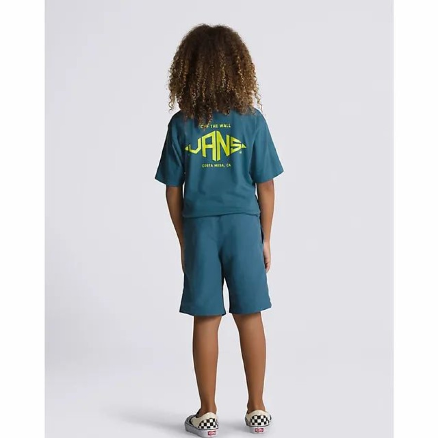 Hot * Vans Kids Range Diamond V Sport Shorts Vans Teal