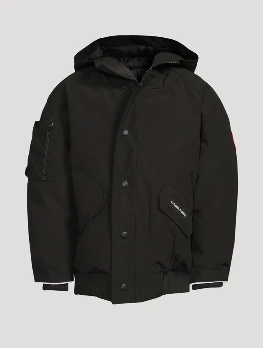 Online * Canada Goose Kids Rundle Down Bomber Jacket Black