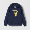 Hot * Zara Pikachu Pokemon Nintendo Sweatshirt Navy Blue