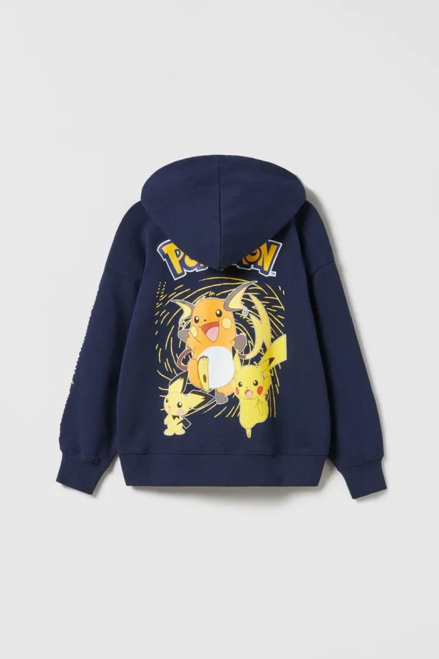 Hot * Zara Pikachu Pokemon Nintendo Sweatshirt Navy Blue