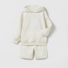 Online * Zara Basic Plush Hoodie Set