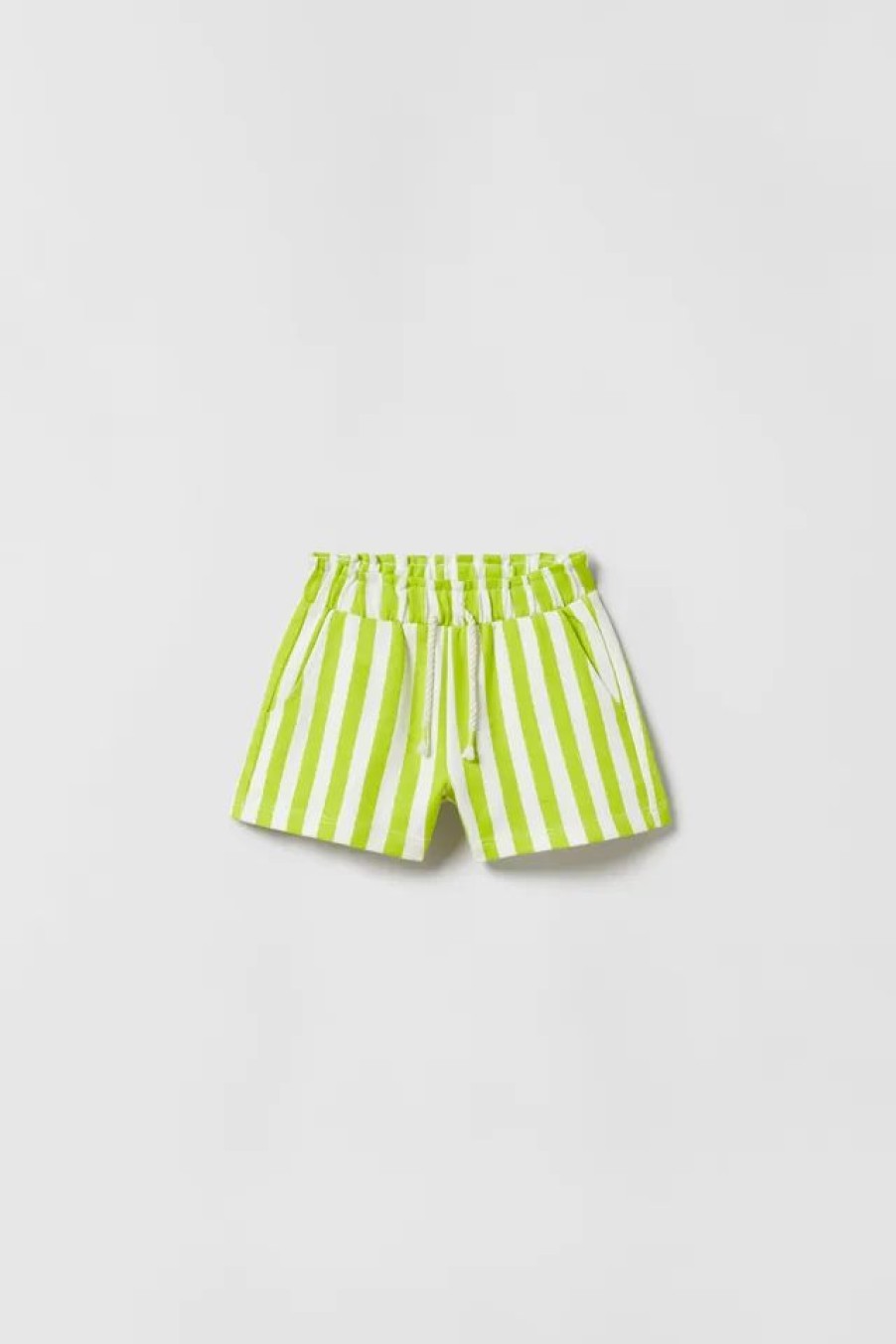 Online * Zara Striped Print Shorts