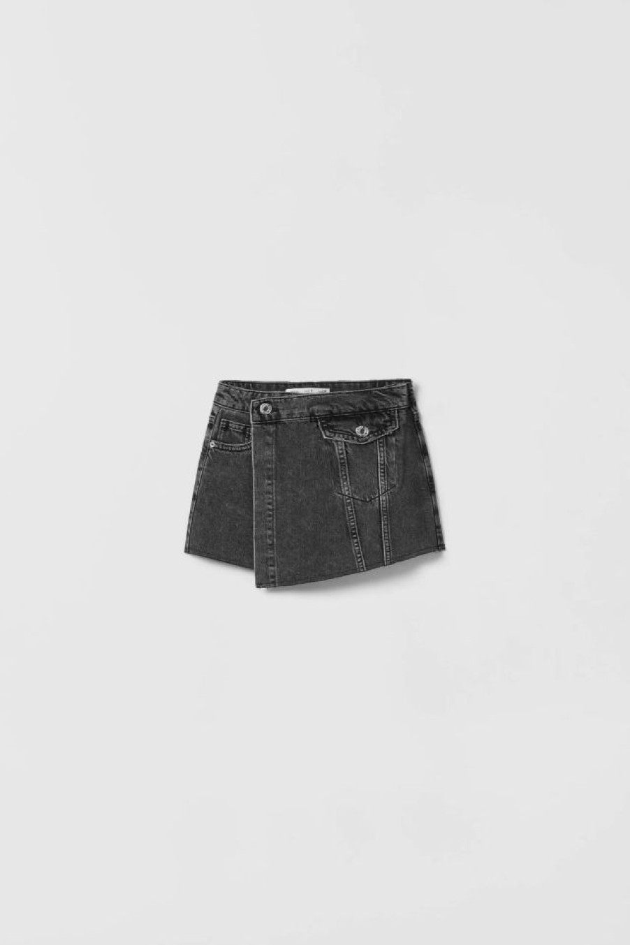 Best * Zara Denim Skort With Pocket