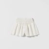 Best * Zara Full Cut Pointelle Yoke Knit Shorts