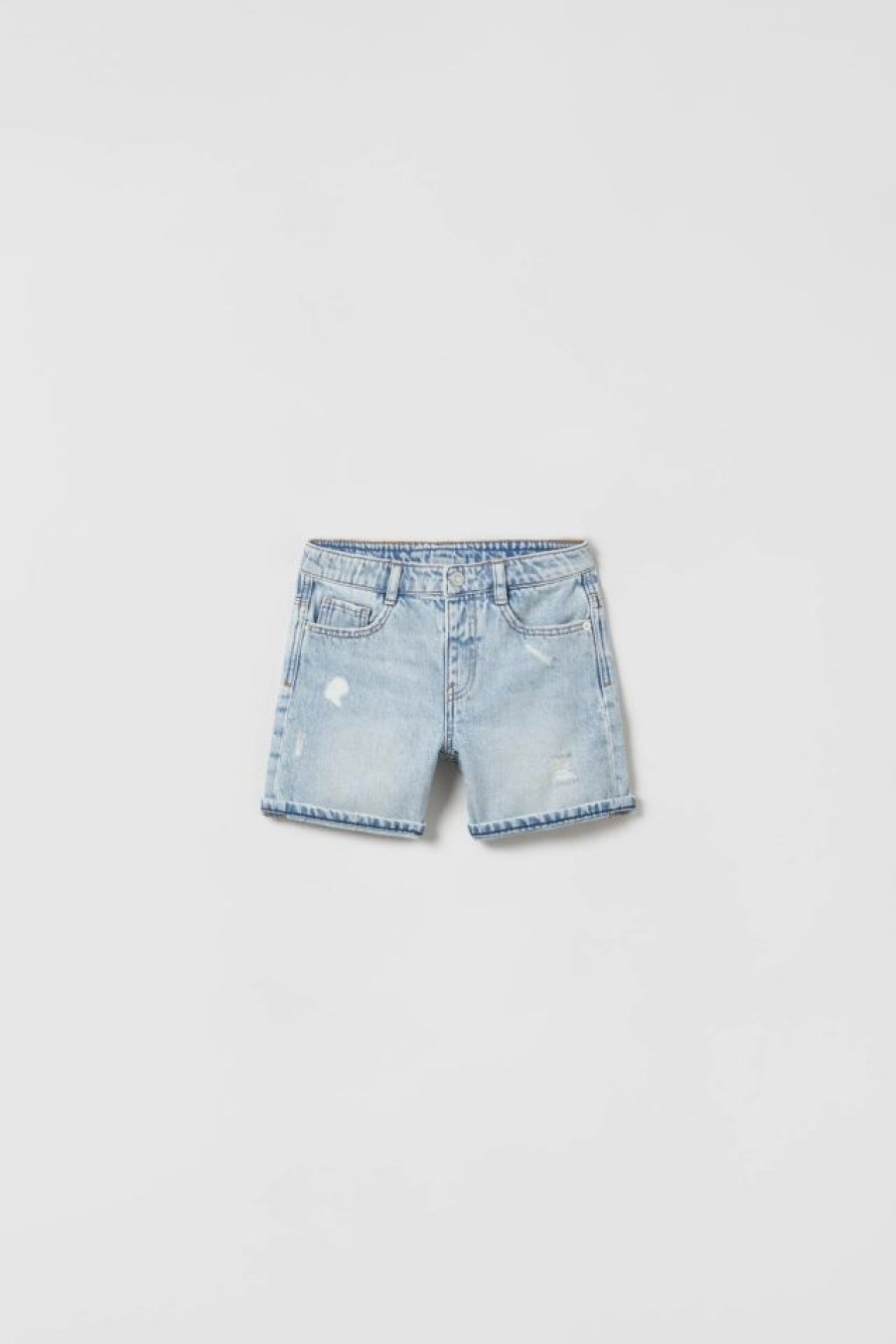 Wholesale * Zara Ripped Denim Shorts