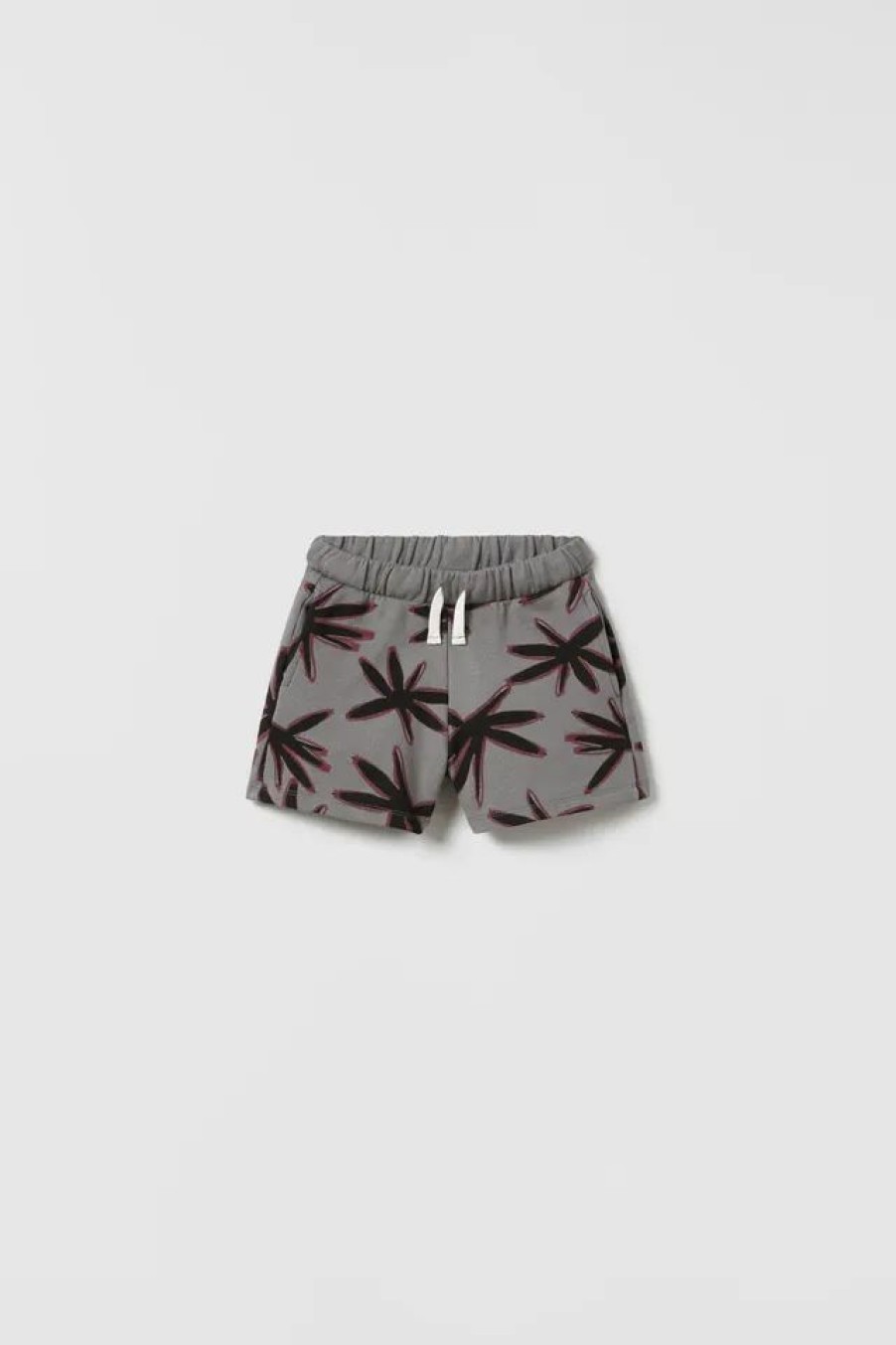 Hot * Zara Leaf Shorts Anthracite Grey