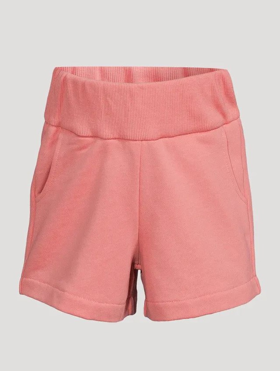 Online * Balmain Kids Cotton Sweat Shorts Pink