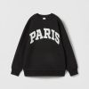 Hot * Zara Paris Sweatshirt Black