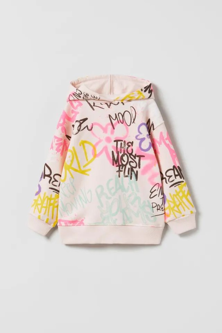 Wholesale * Zara Graffiti Sweatshirt Pink