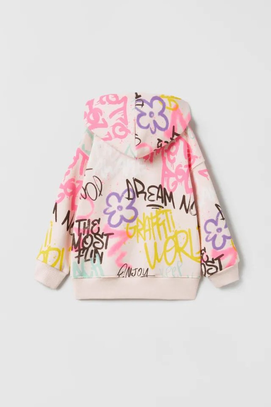 Wholesale * Zara Graffiti Sweatshirt Pink